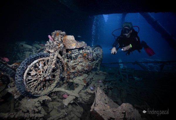 Motorcycle on the SS Thistlegorm