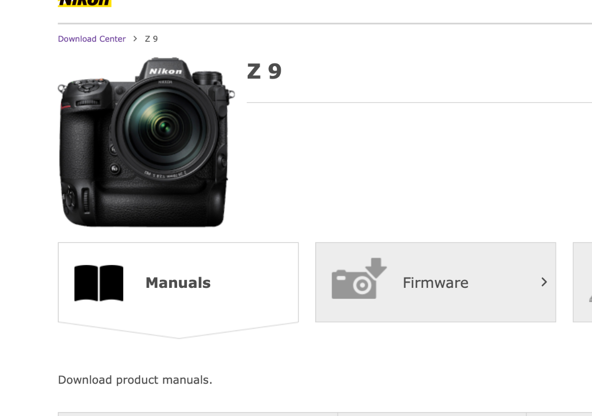 More information about "Nikon Z9 firmware update to v5.1"