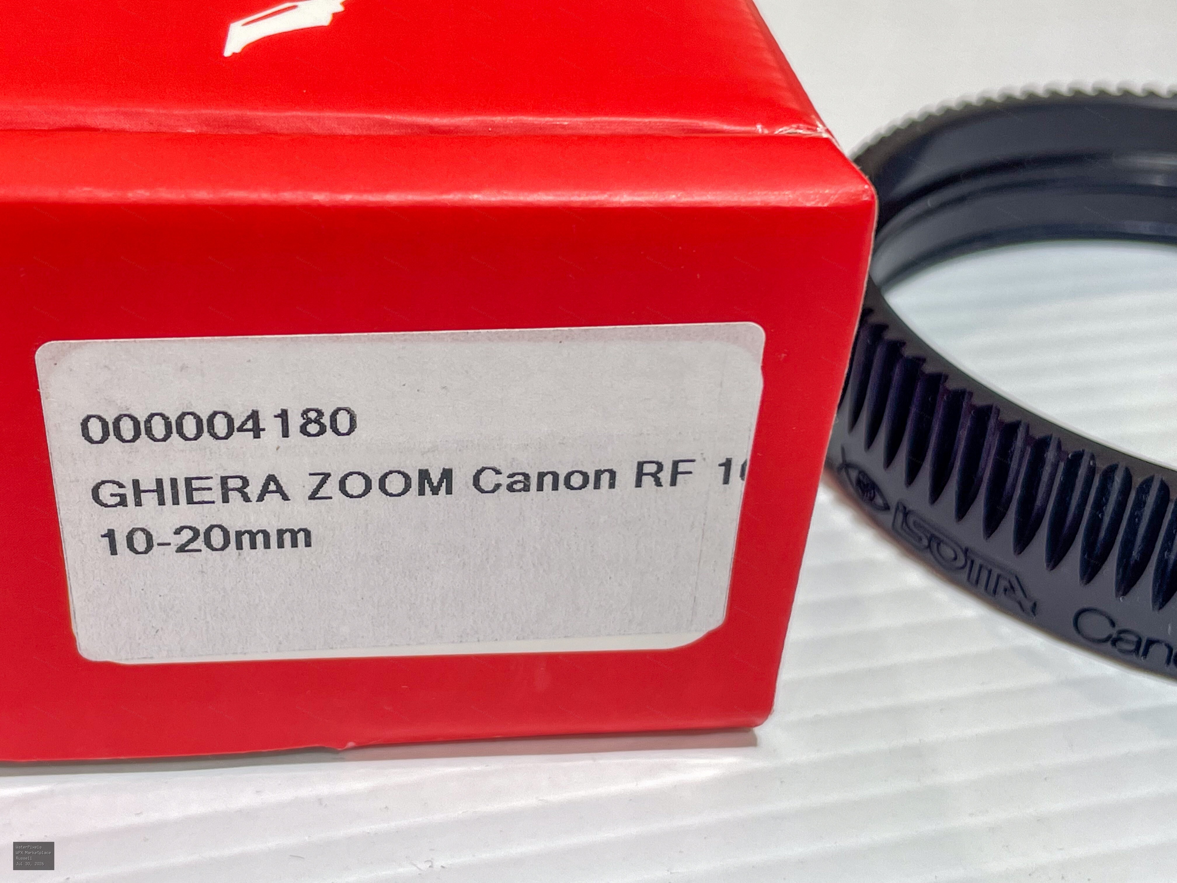 CANON RF 10-20mm F/4 ZOOM GEAR FOR ISOTTA