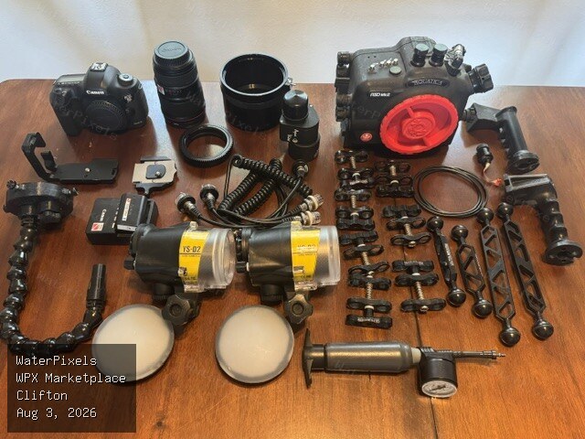 Canon 5DMiii with Aquatica Housing Package