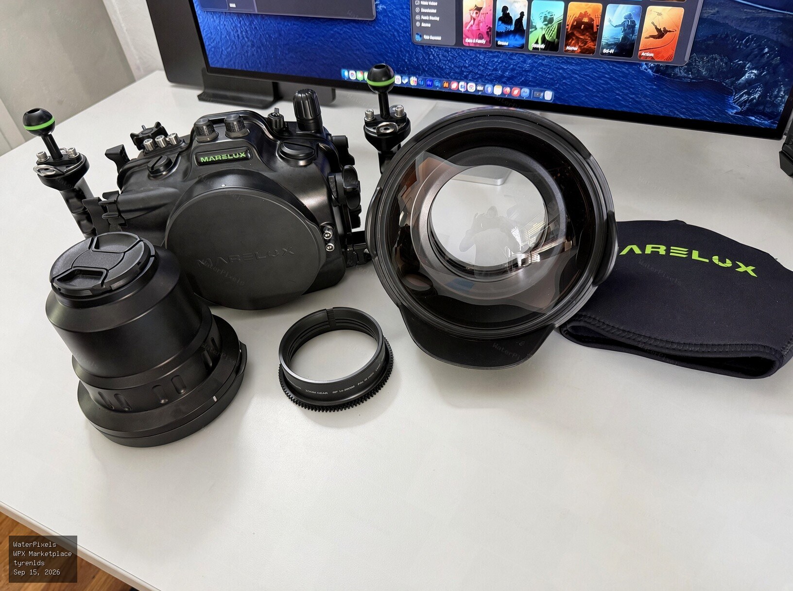 Marelux Canon R5 Camera Housing + Kraken Hydra Video Lights