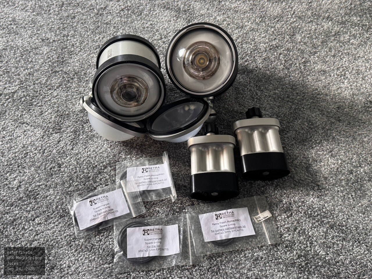 Pair of Retra Pro Strobes incl. Diffusor and Supercharger
