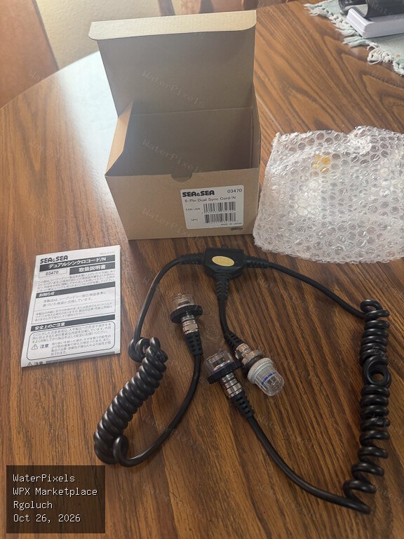Sea&Sea 5Pin Dual Sync cord-new